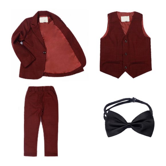 Children's Three-piece Fashion And Comfort Suit - Image 5