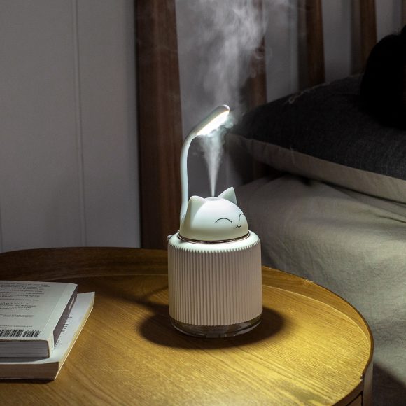 Ultrasonic Air Humidifier for Home Office Cartoon Rabbit 250ML USB Essential Oil Diffuser LED Light Lamp - Image 7
