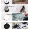 7-in-1 Wireless Cleaning Brush Long Handle Retractable Bathroom Toilet Floor Electric Brush - Image 10