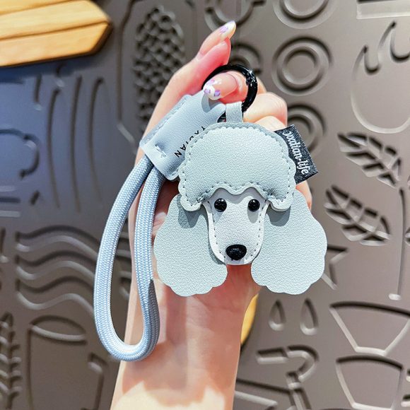 Creative Leather Puppy Key Chain Cute Cartoon - Image 7