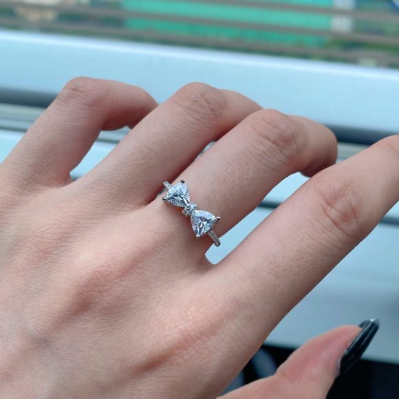 S925 Sterling Silver Bow Women's Ring - Image 3