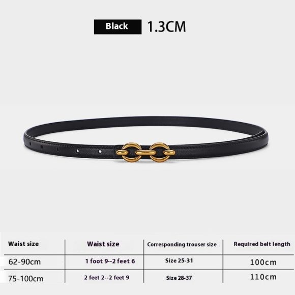 Belt Women's Fine Decoration With Suit Skirt - Image 8