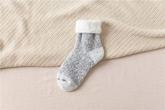 Winter Thick Wool Lined Warm Stockings - Image 6