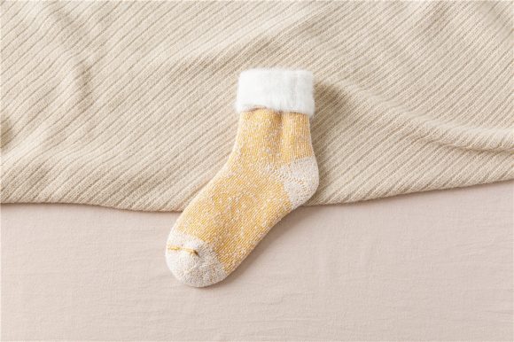Winter Thick Wool Lined Warm Stockings - Image 3