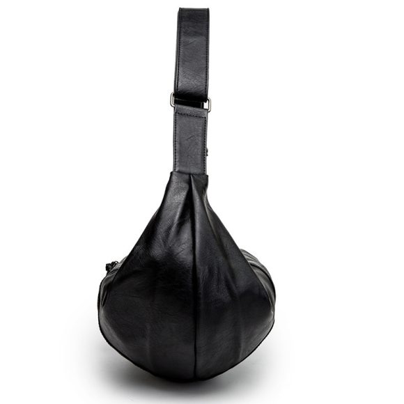 Large New Men's Soft Leather Crossbody Casual Travel Bag - Image 4