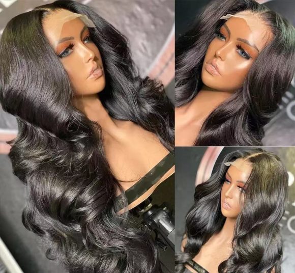 Women's Long Roll Mechanism Lace Chemical Fiber Wig Head Cover - Image 3