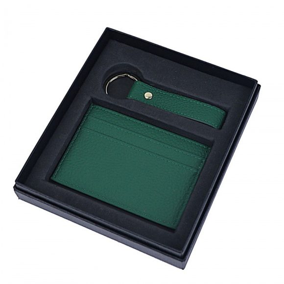 Genuine Leather Creative Leather Keychain Certificate Card Holder - Image 6