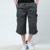Men's Summer Leisure Cropped Cotton Pants - Image 5