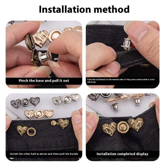 Detachable Jeans Button Waist Shaping Artifact - Image 8