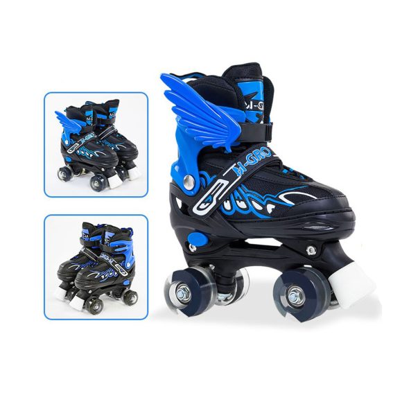 Children Adjustable Skates Roller Skates Boys Girls Kid's Roller  4-Wheels Outdoor Sports Skates - Image 3