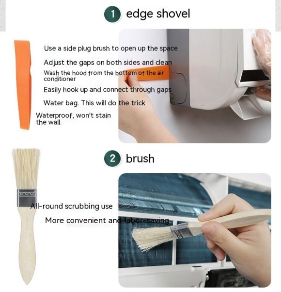 Air Conditioner Waterproof Cover Full Set Of Cleaning Tools Suit - Image 6