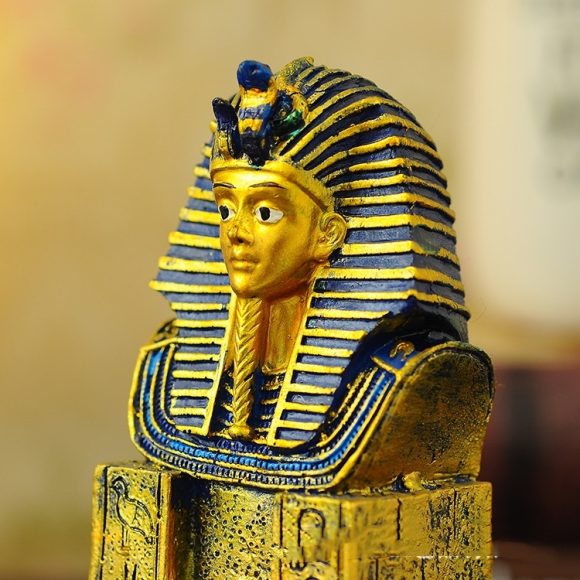 Creative Ancient Egypt Backflow Incense Burner Resin Crafts Home Buddha Ornament - Image 4