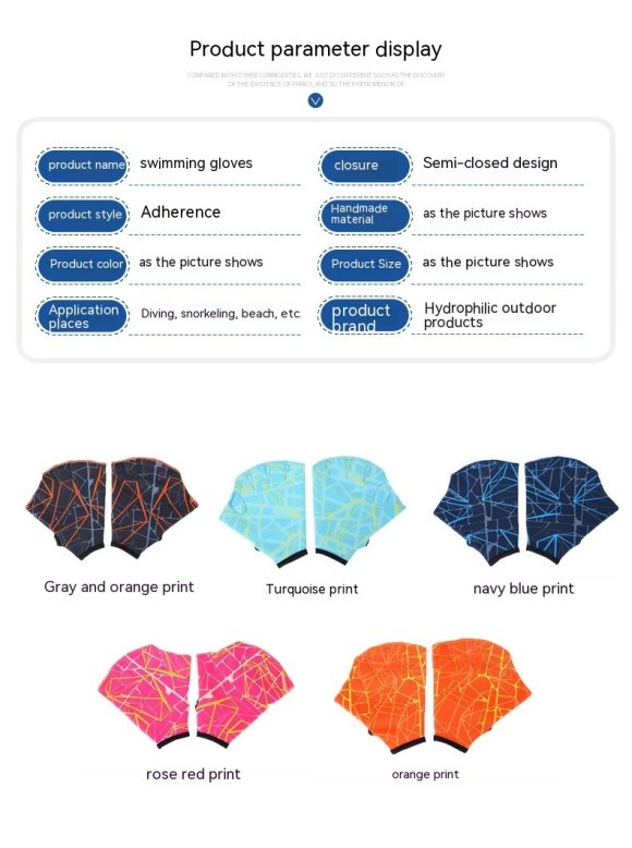 Outdoor Submersible Equipment Duck Feet Webbed Swimming Gloves - Image 3