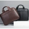 Genuine Leather Large Capacity Briefcase Men's Horizontal First Layer Cowhide Computer Storage Bag - Image 2