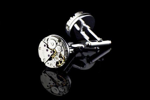 Mechanical Movement French Shirt Cufflinks - Image 8