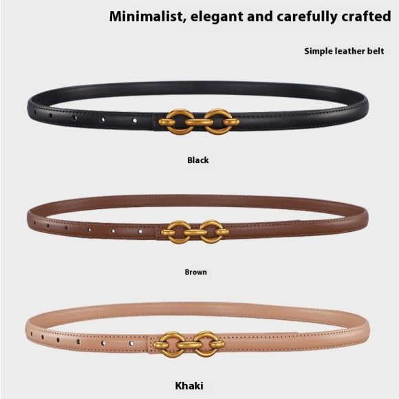 Belt Women's Fine Decoration With Suit Skirt - Image 4