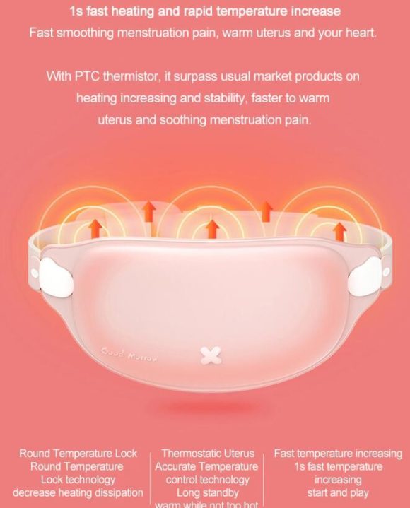 Rechargeable Relaxation Menstrual Pain Patch Relieving Massage Belt - Image 7