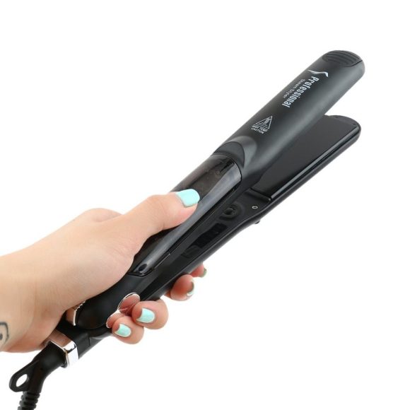 Steam Function Flat Iron Tourmaline Ceramic Vapor Professional Hair Straightener with Argan Oil Infusion Straightening Irons - Image 3