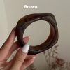 European And American Exaggerated Ins Style Acrylic Fashion Bracelet Irregular Translucent Design - Image 3