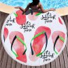 Digital printing round beach towel - Image 9