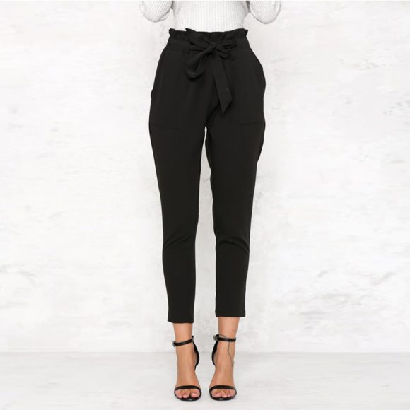 Wooden earbands, ladies trousers, slim pants - Image 7