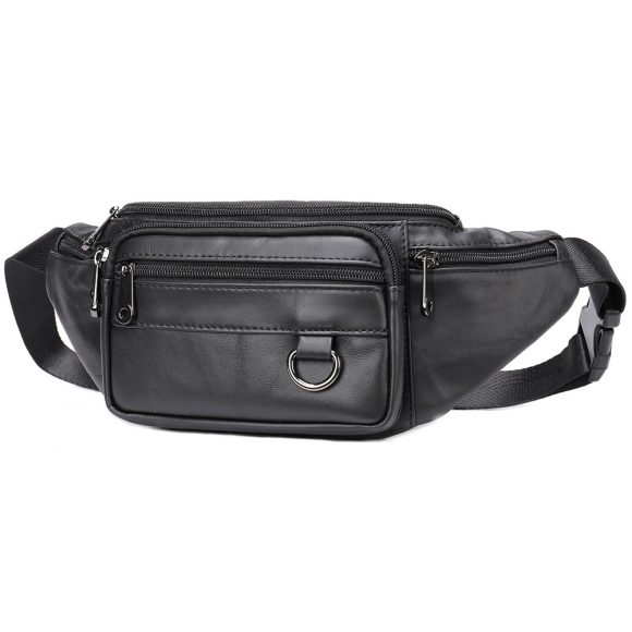 Men's Sheepskin Mobile Phone Waist Bag Sports Leisure - Image 7