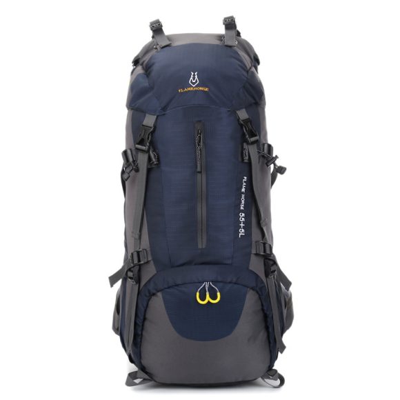 Mountaineering waterproof outdoor sports nylon bag Wild camping backpack Rainproof 60L mountaineering bag wholesale - Image 7