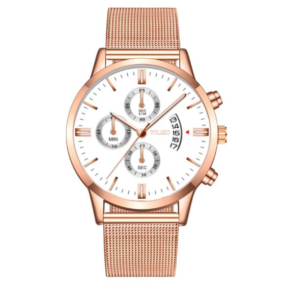 Fashion Calendar Six-pin Three-eye Men's Watch - Image 6