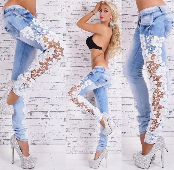 Lace jeans - Image 2