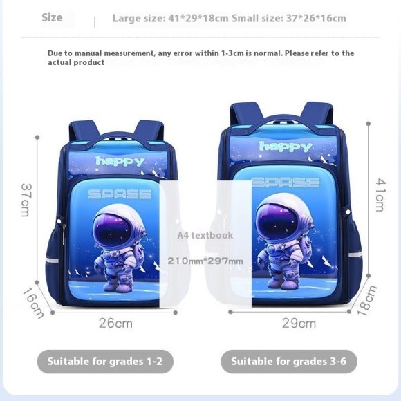 Cartoon One-piece Lightweight Children's Backpack - Image 4