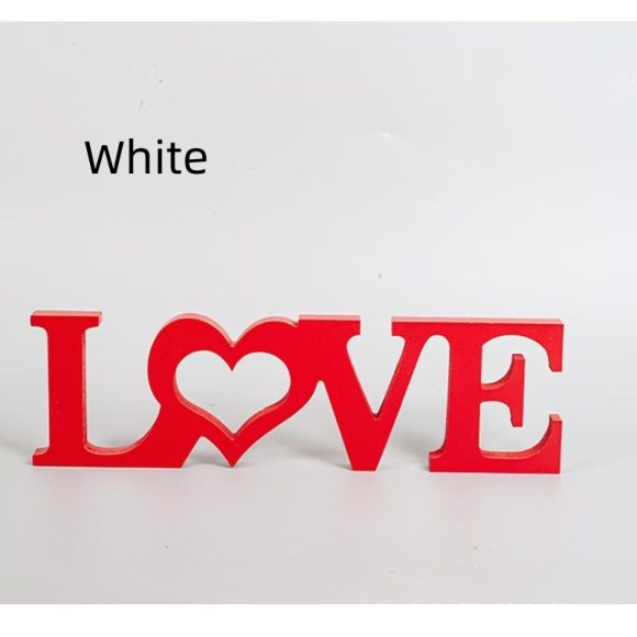 Cross-border Hot Love Conjoined Wooden Craft Ornaments - Image 3