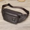 Men's Sheepskin Mobile Phone Waist Bag Sports Leisure - Image 2