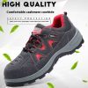 Four Seasons Men's Solid Soled Safety Protection Shoes - Image 3