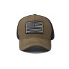 Men's Washed Distressed Breathable Embroidered Hat - Image 3