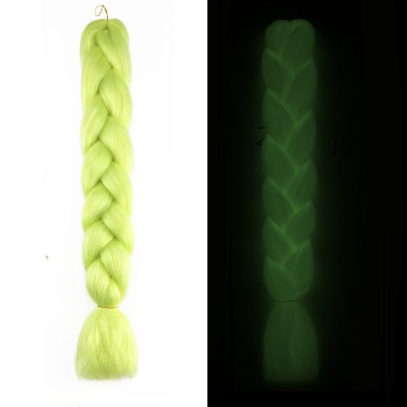 Luminous Fluorescent Chemical Fiber Wig Big Braid - Image 8
