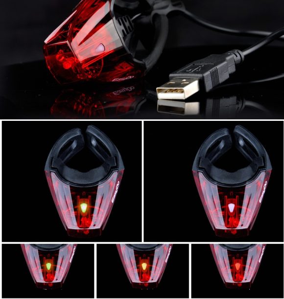 Bicycle Tail Light Safety Tail Light Night Riding Light - Image 4