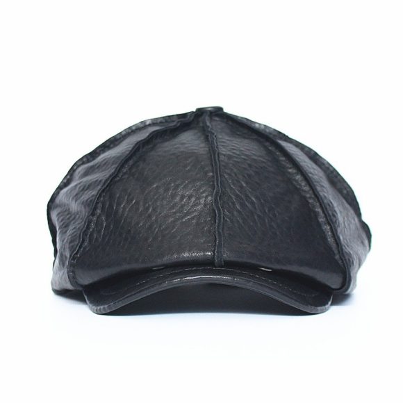 First Layer Cowhide Beret Men And Women Painter Hats - Image 2