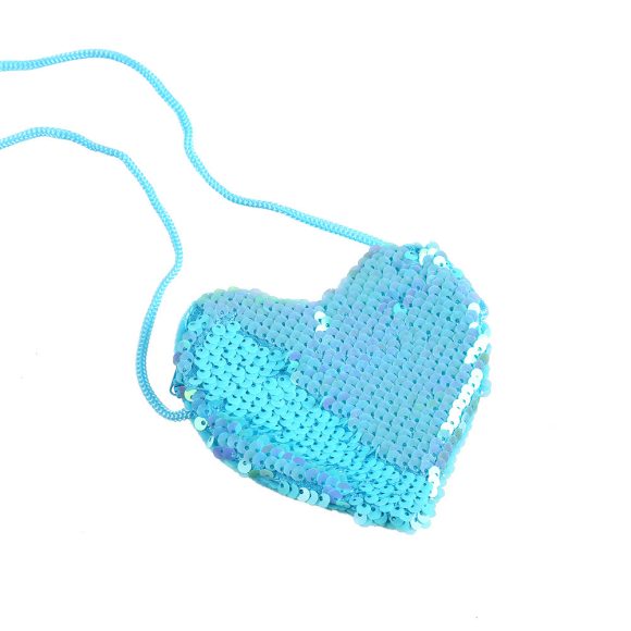 Sequined purse love lanyard shoulder diagonal package - Image 6