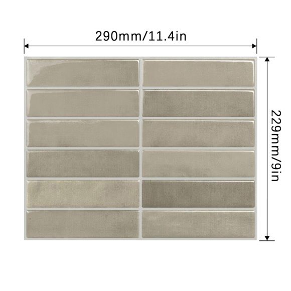 3D Stereo Glue Wall Sticker Wall Sticker Waterproof And High Temperature Resistant Self-adhesive Wallpaper For Kitchen Bathroom - Image 3