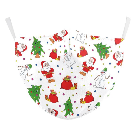 Christmas Digital Printing Double-layer Dust Mask - Image 7
