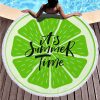 Digital printing round beach towel - Image 4