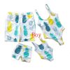 Parent Child Swimsuit Euro American Letter Parent Child Swimsuit Beach Swimsuit - Image 4