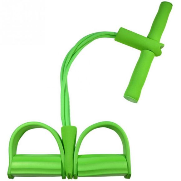 Natural Latex Foot Pedal Elastic Pull Rope with Handle Fitness Equipment Bodybuilding Expander - Image 3