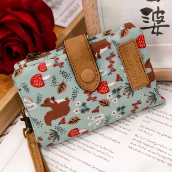 Multifunctional Tri-fold Fashion Multi-card-slot Printed Wallet - Image 9