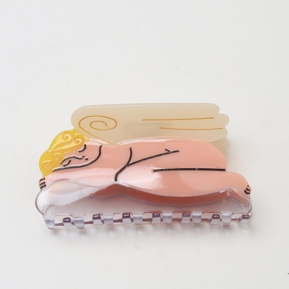 Snail Sunflower Angel Acetate Hair Clip - Image 2