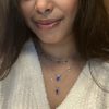 Vintage Grandmother Blue Green Pearl Multilayer Simplicity Necklace - Image 10