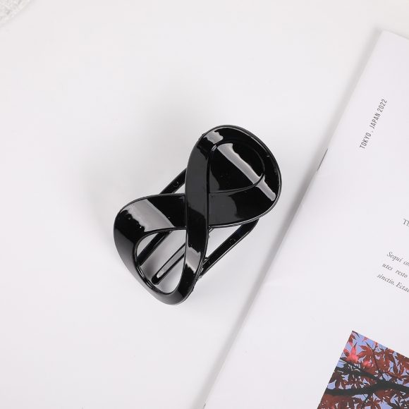 Elegant Frosted 8-shaped Barrettes - Image 3