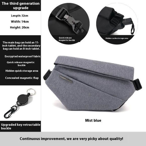 Crossbody Multifunctional Sports Fitness Chest Bag - Image 6