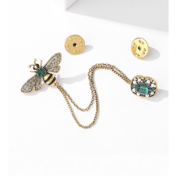 Little Bee Tassel Brooch Retro Personality Chain - Image 10