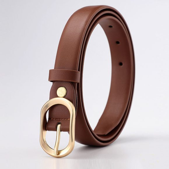 Personalized Leather Belt Casual Women - Image 3